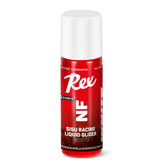 A product picture of the Rex Wax NF SISU White Liquid Glider | 60ml