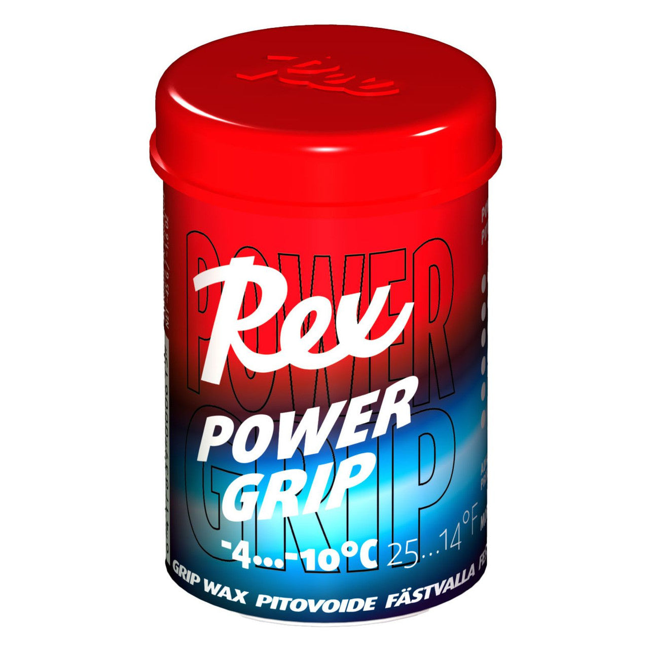 A product picture of the Rex Wax Fluoro-Free PowerGrip Blue