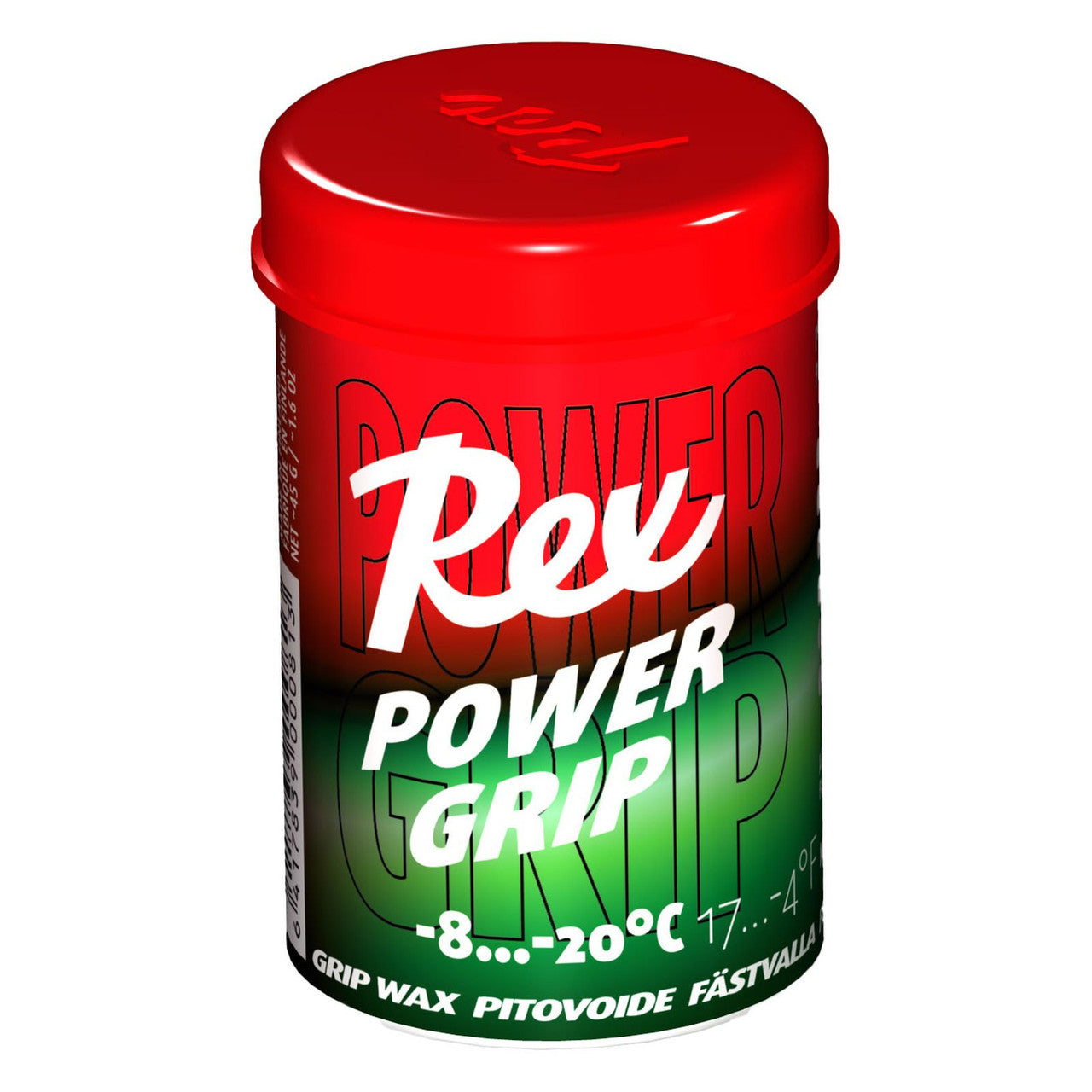 A product picture of the Rex Wax Fluoro-Free PowerGrip Green