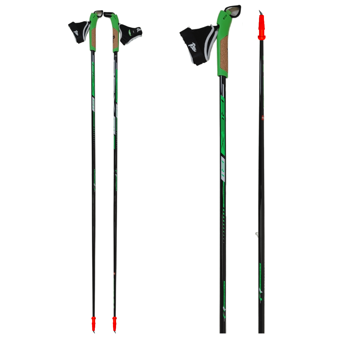 A product picture of the Rex Poles R1 Poles (Rollerski Version)