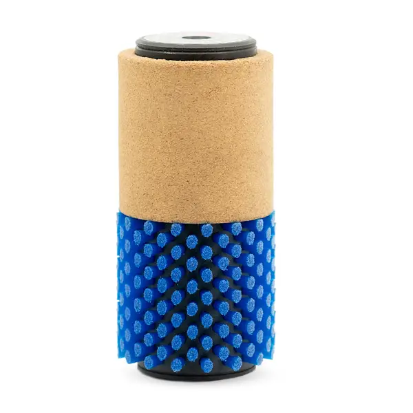 A product picture of the Rex Wax Cork/Blue Nylon Combi 140mm Roto Brush