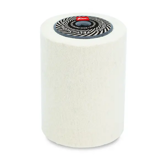 A product picture of the Rex Wax Felt 100mm Roto Brush