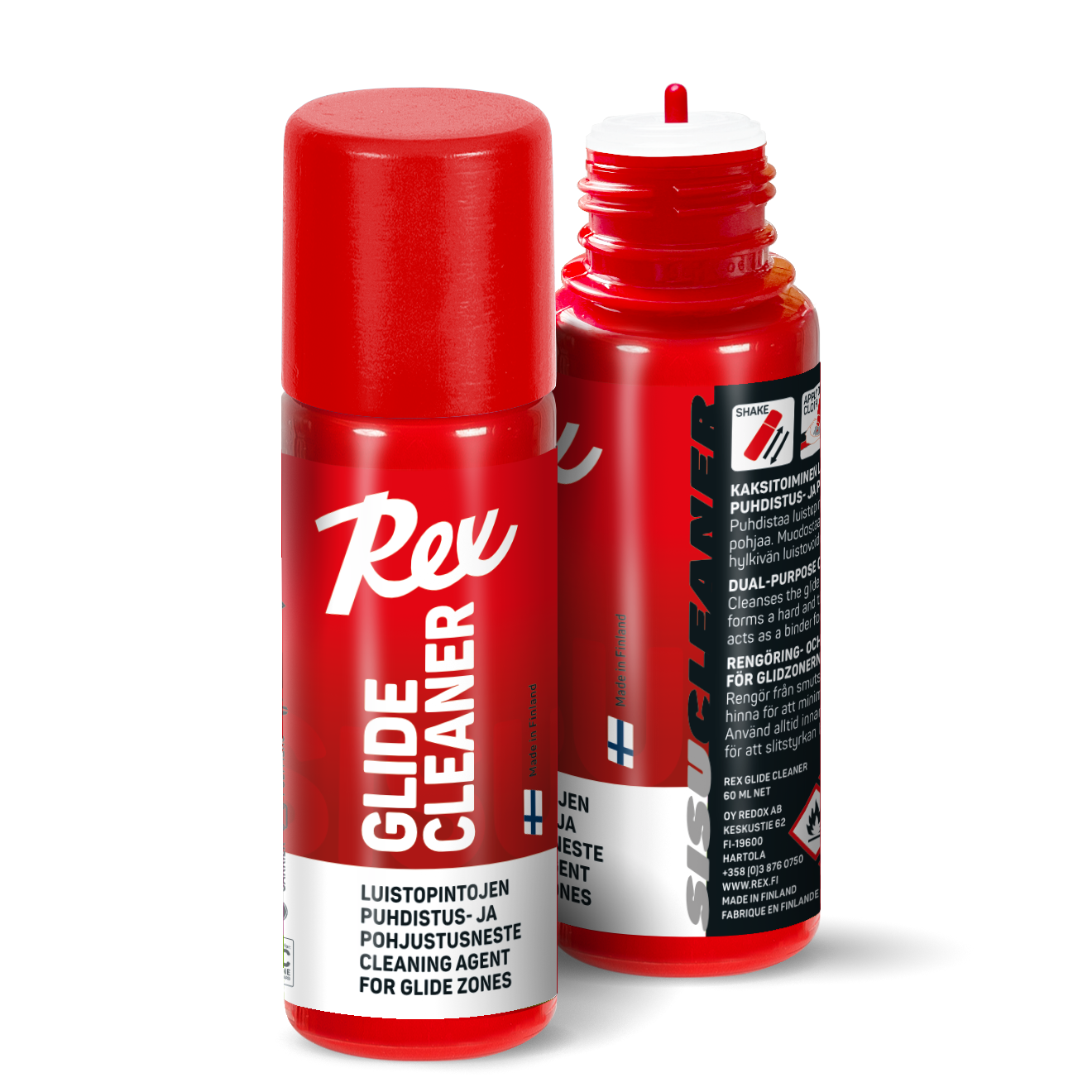 A product picture of the Rex Wax Glide Cleaner SISU UHW