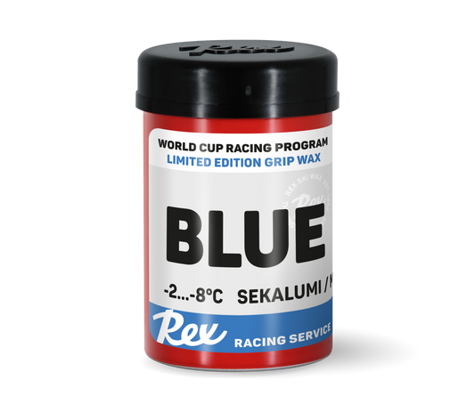 A product picture of the Rex Wax Blue World Cup Racing Grip (-1C/-8C) | 45g