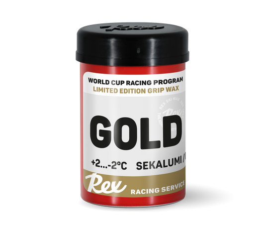 A product picture of the Rex Wax Gold World Cup Racing Grip (2C/-2C) | 45g