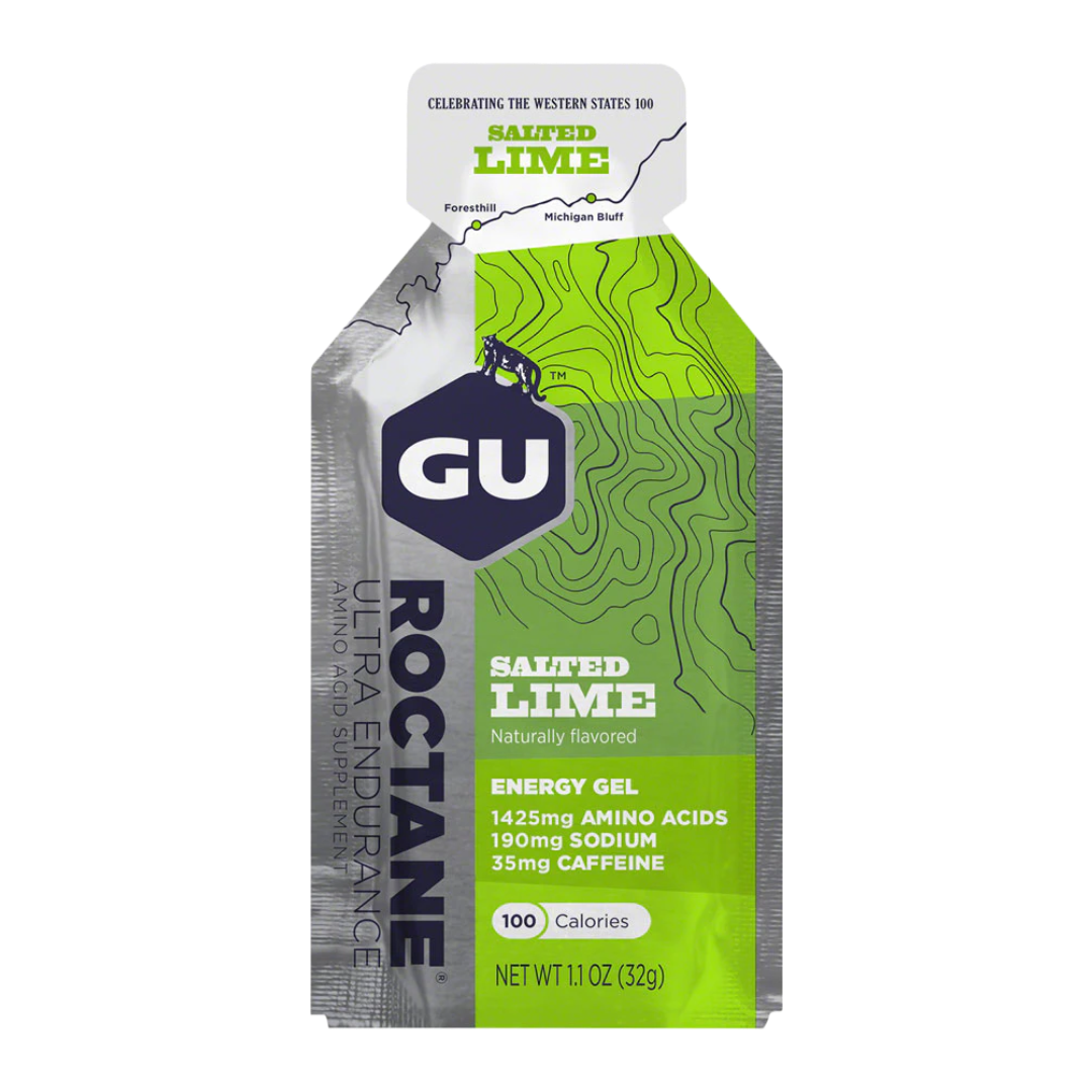 A product picture of the Gu Energy Roctane Salted Lime | 32g