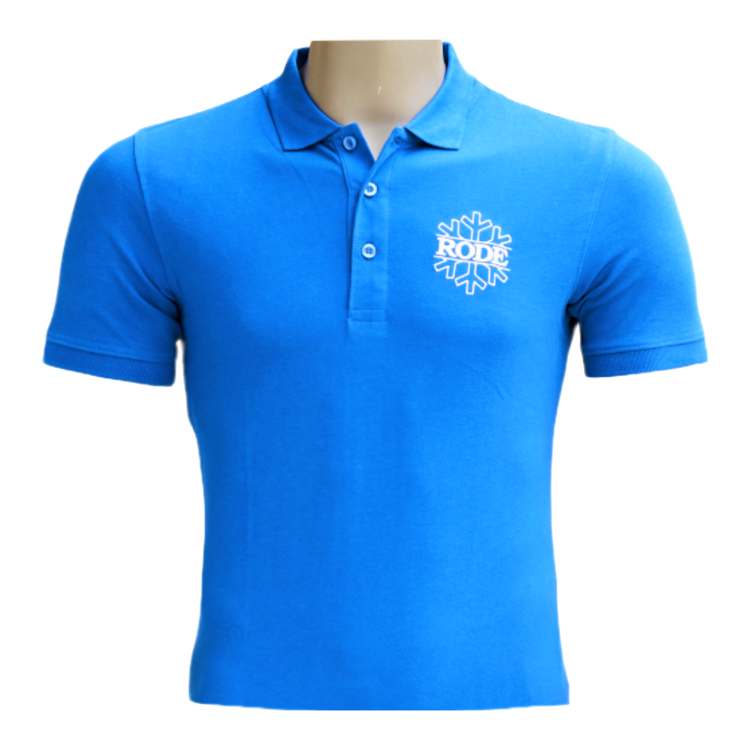 Blue shop polo shirt hot sale