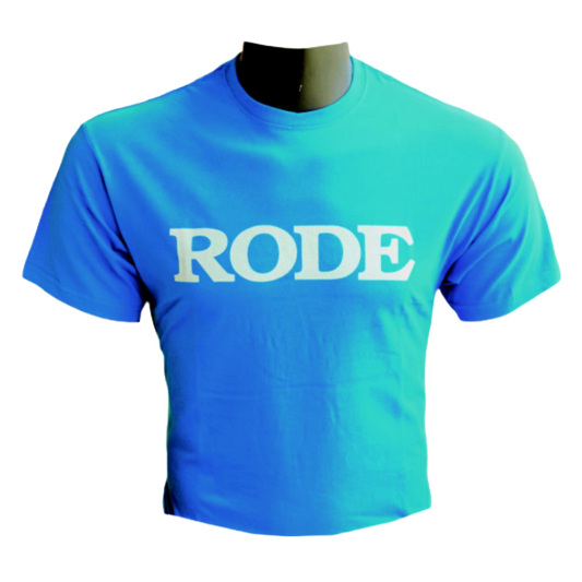 A product picture of the Rode T-shirt