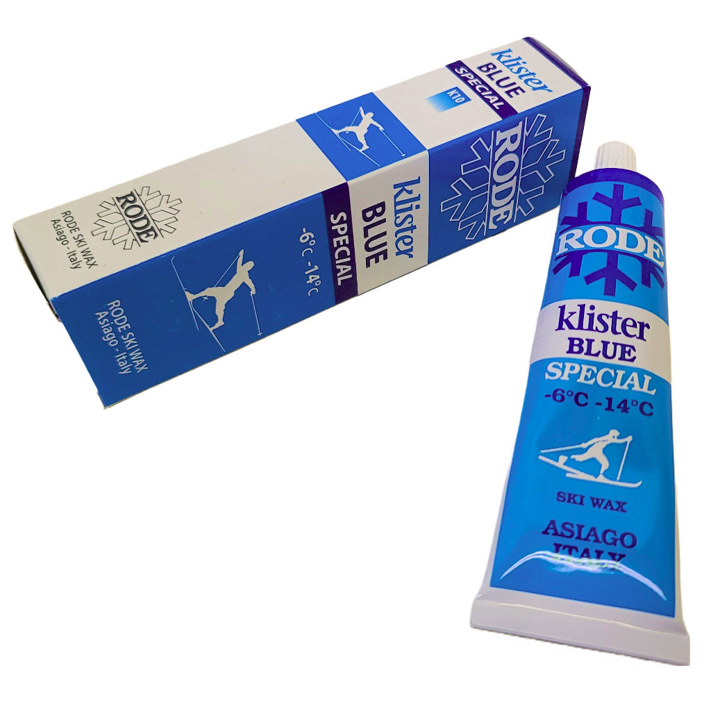 A product picture of the Rode Blue Special Klister K10 | 60g (-6C/-14C)