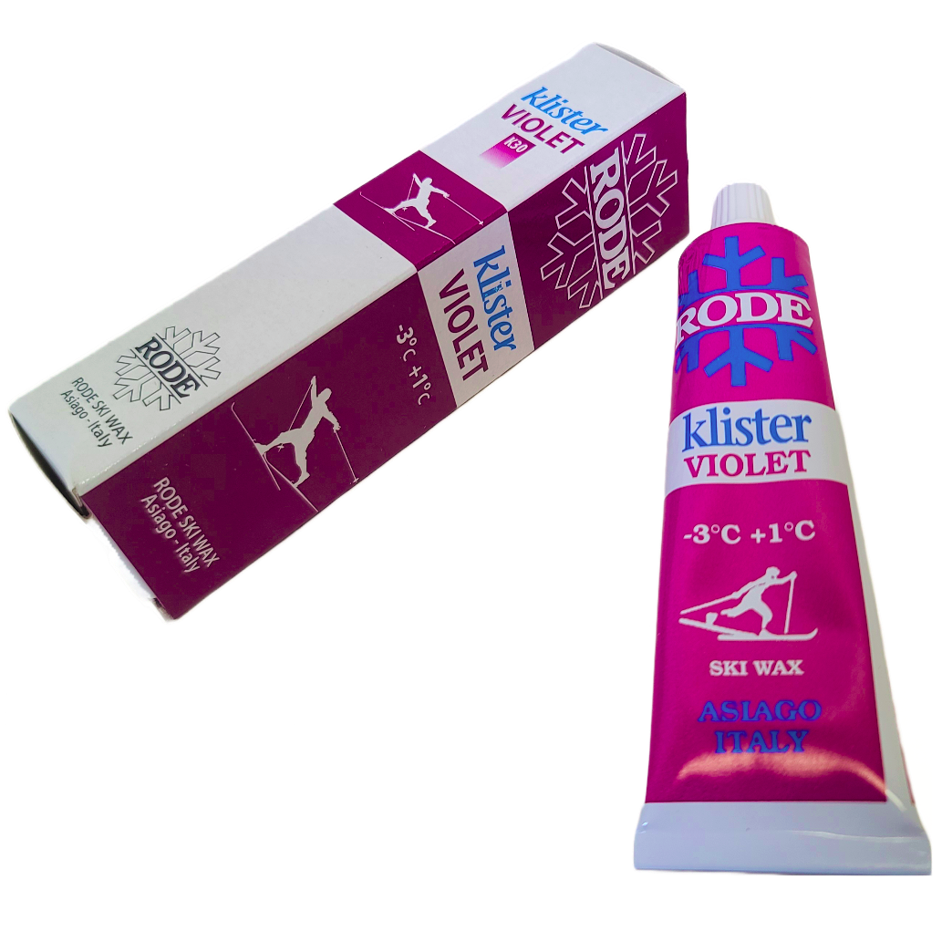 A product picture of the Rode Violet Klister K30 | 60g (1C/-3C)