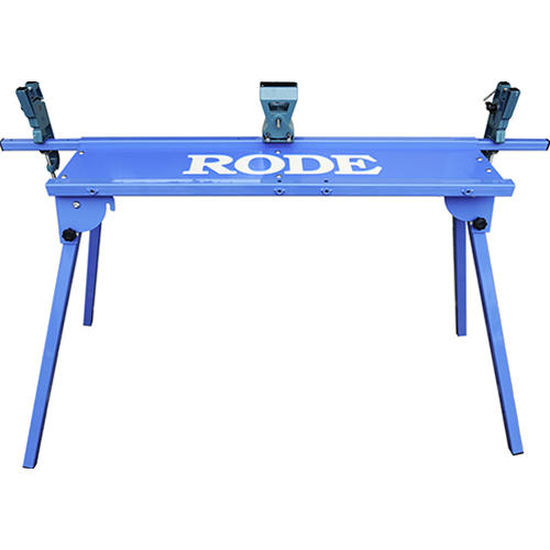 A product picture of the Rode Steel Table with Alpine Ski Vise AR503 (AR506 + AR512 + AR540)
