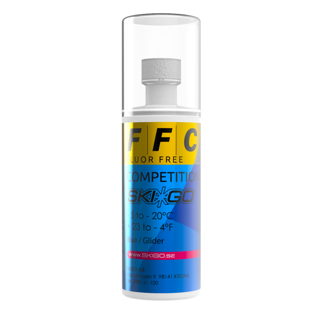 A product picture of the Ski*Go FFC Blue Liquid Glide