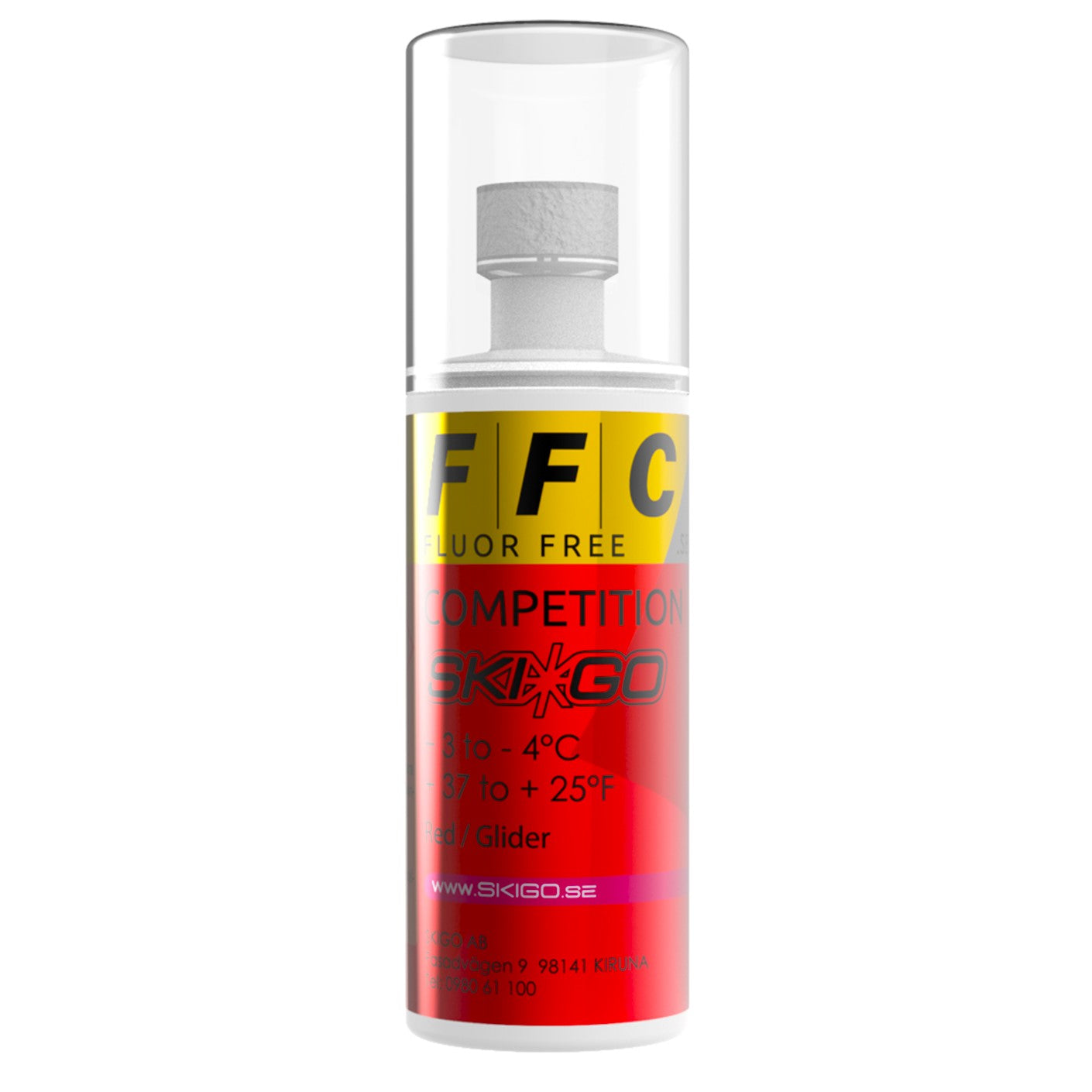 A product picture of the Ski*Go FFC Red Liquid Glide