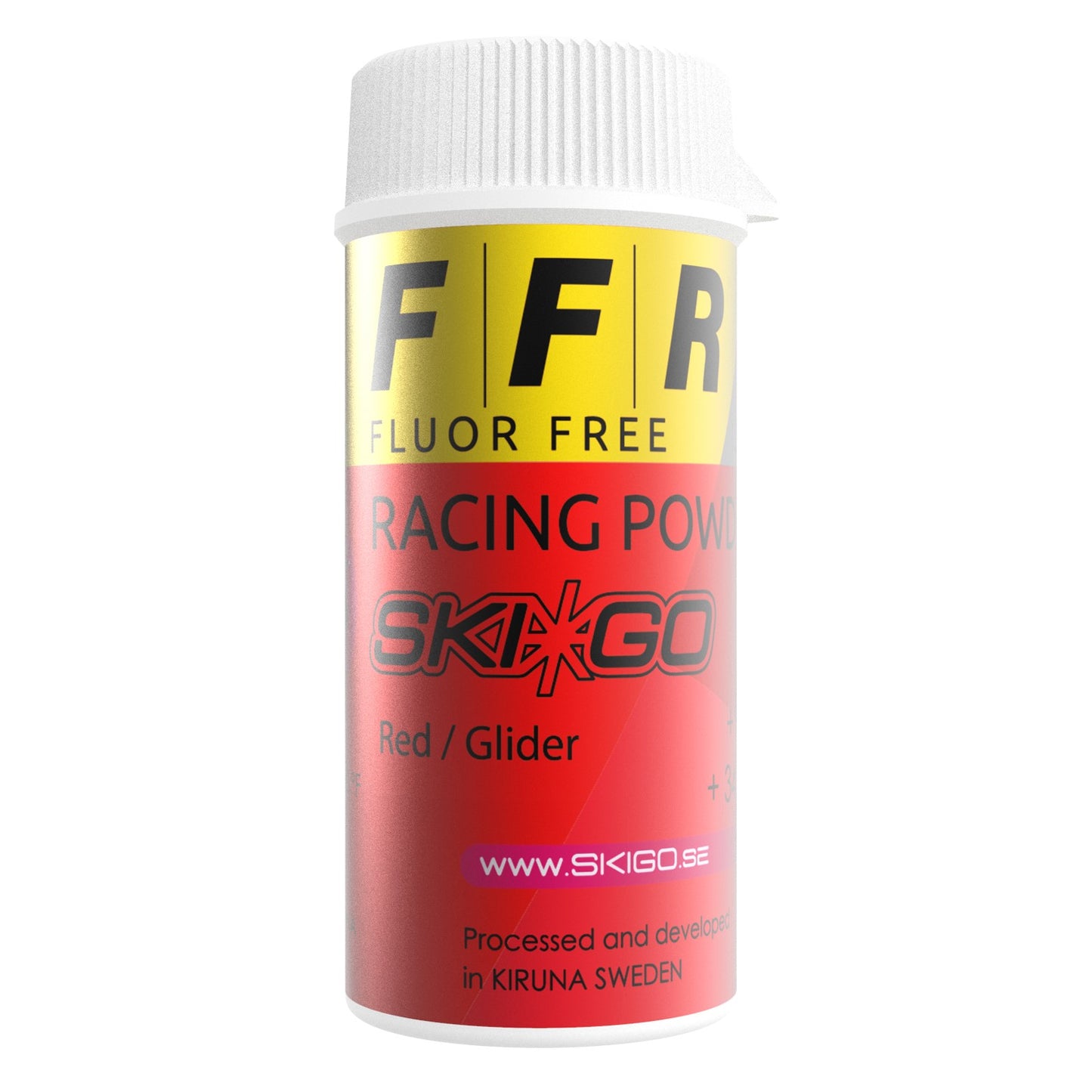 A product picture of the Ski*Go FFR Red Powder
