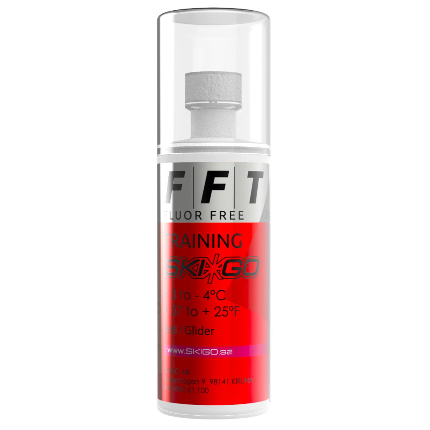 A product picture of the Ski*Go FFT Red Liquid Glide