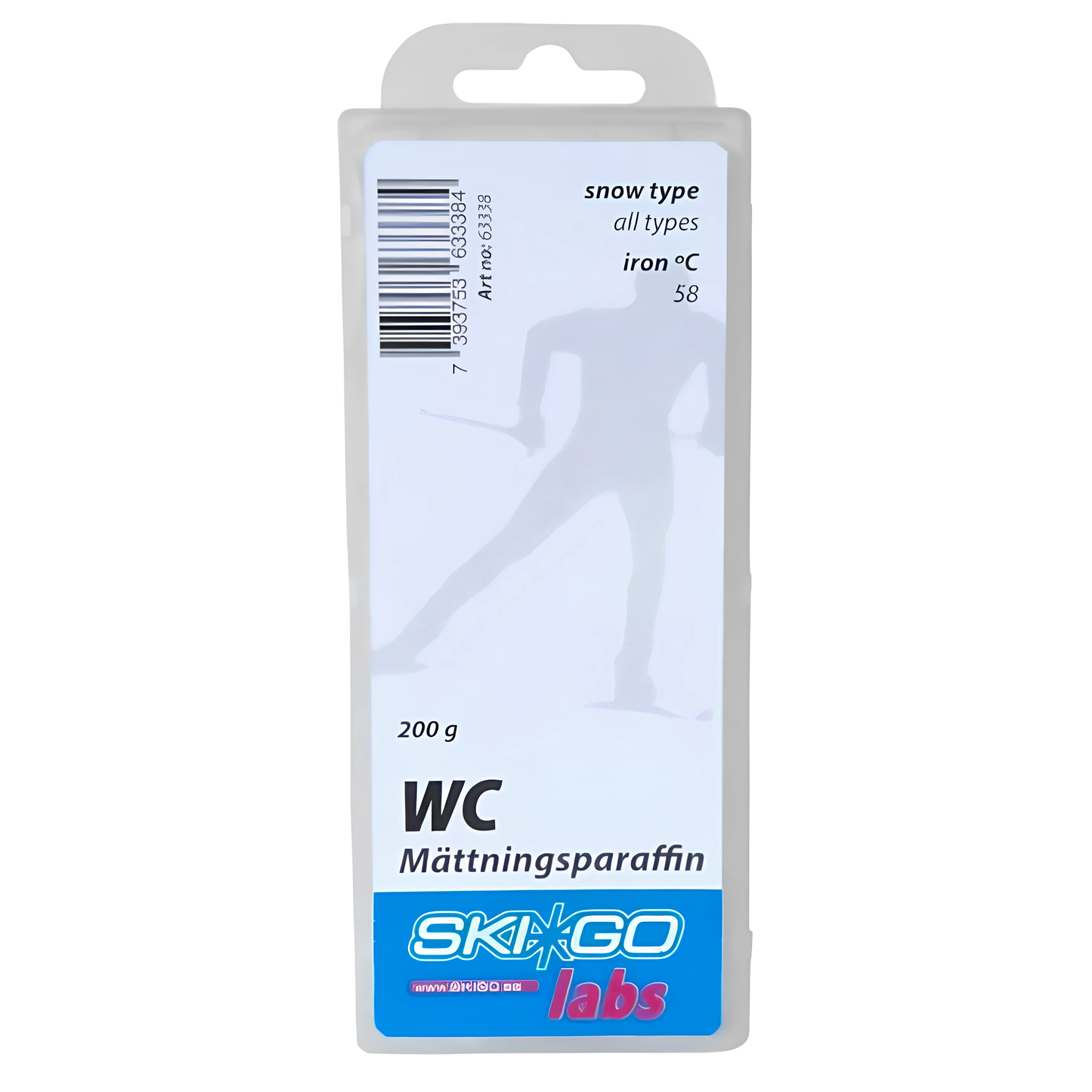 A product picture of the Ski*Go WC Base Preparation Melt Wax