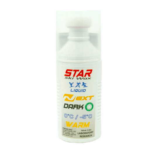 A product picture of the STAR NEXT DARK WARM Fluoro-Free Racing Liquid (Sponge Application) (0C/-5C) | 100ml