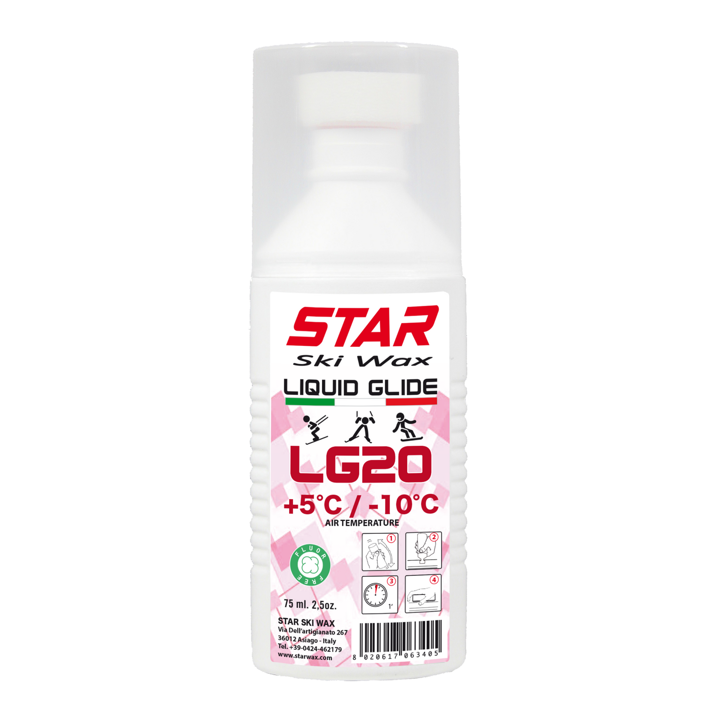 A product picture of the STAR LG20 WARM Liquid Glide Wax Sponge Applicator