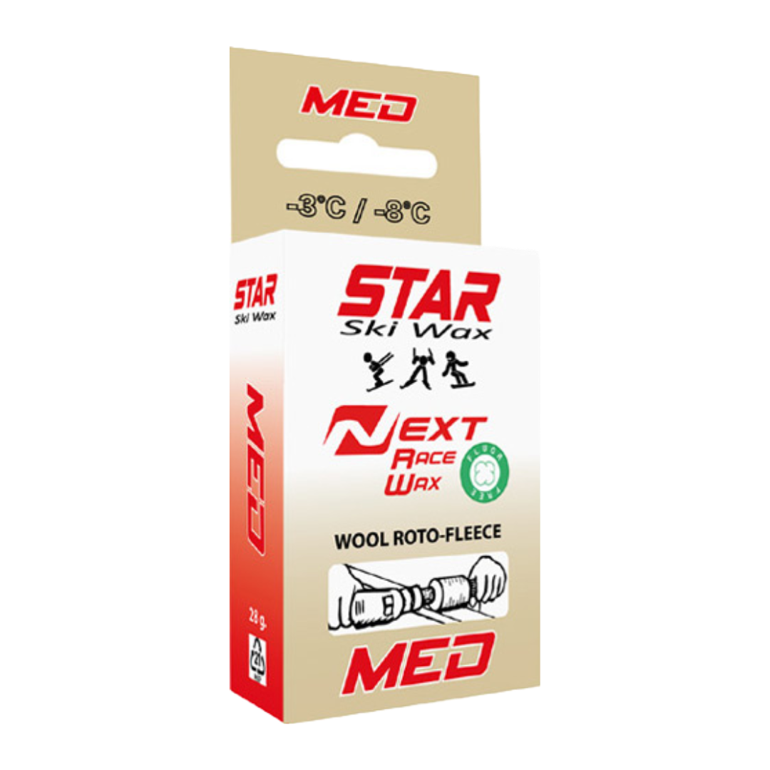 A product picture of the STAR NEXT MED Fluoro-Free Racing Wool-Apply BLOCK