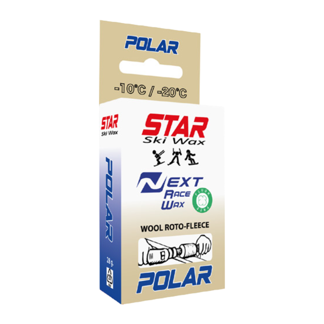 A product picture of the STAR NEXT POLAR Fluoro-Free Racing Wool-Apply BLOCK