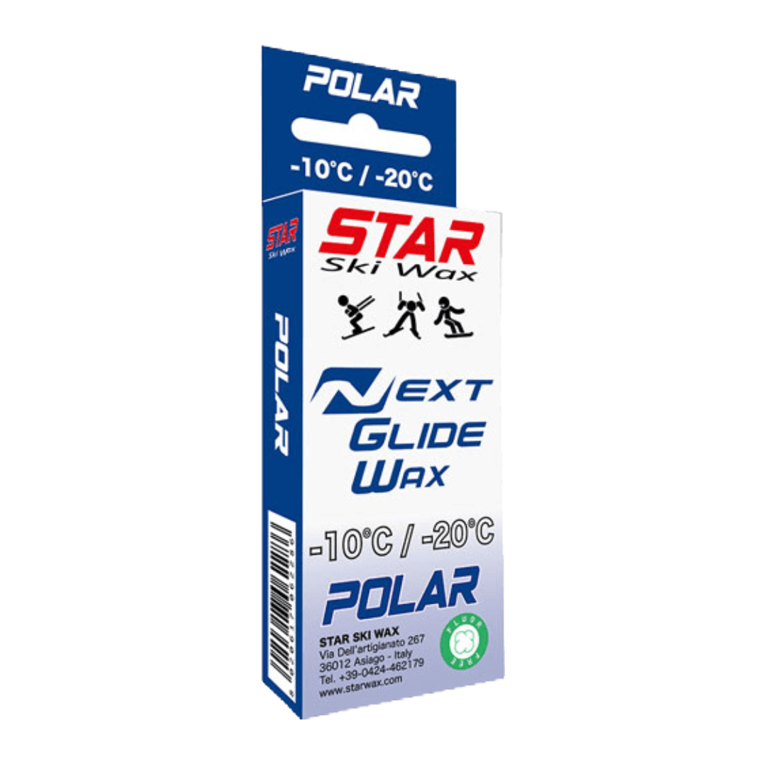 A product picture of the STAR NEXT POLAR Fluoro-Free Racing Melt Wax