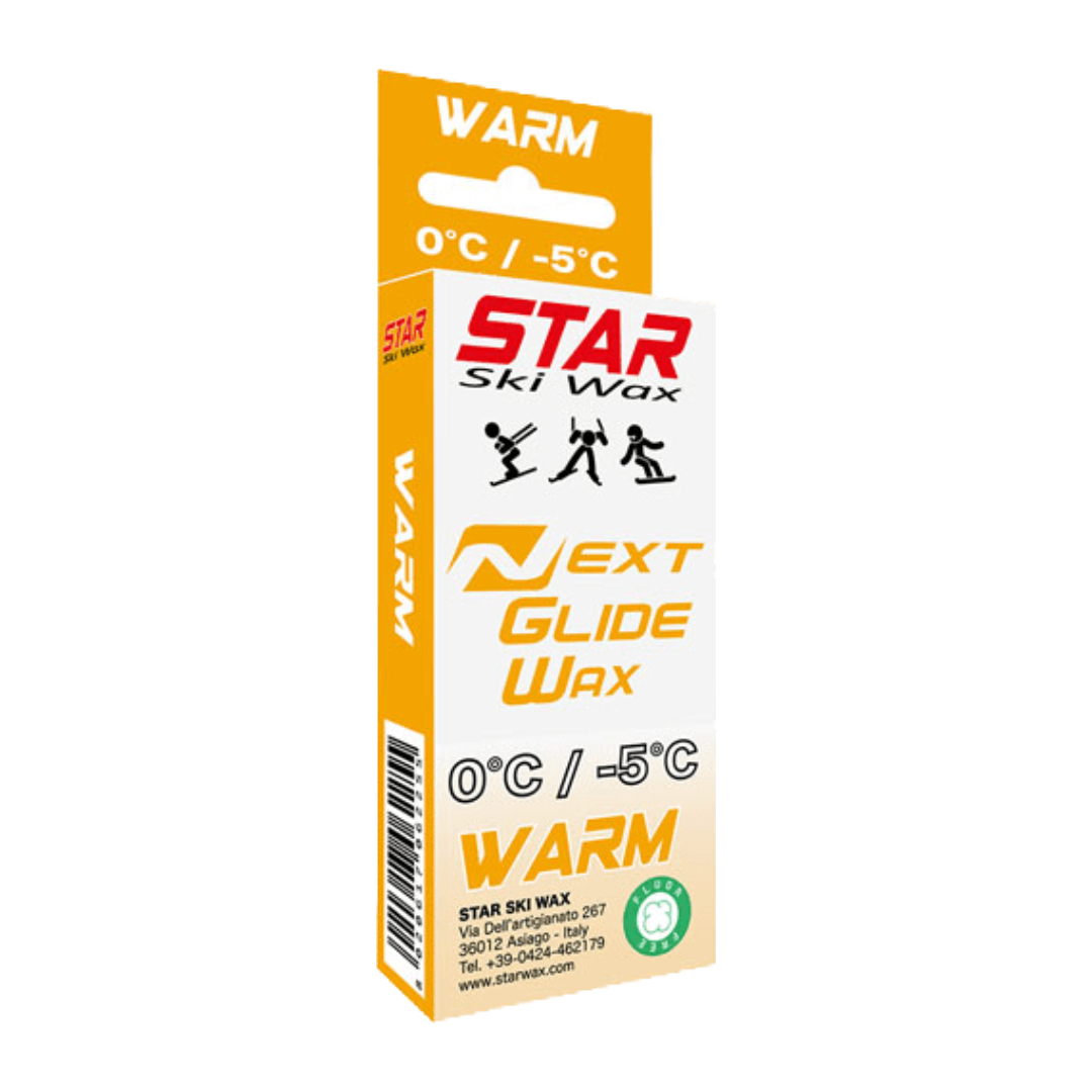 A product picture of the STAR NEXT WARM Fluoro-Free Racing Melt Wax