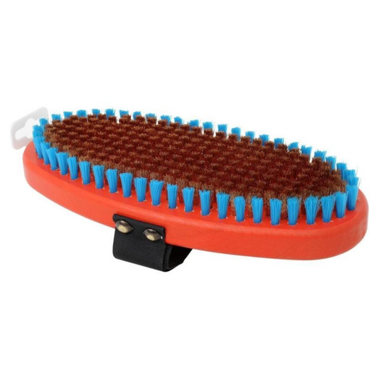 A product picture of the Swix Oval Medium Bronze Handbrush