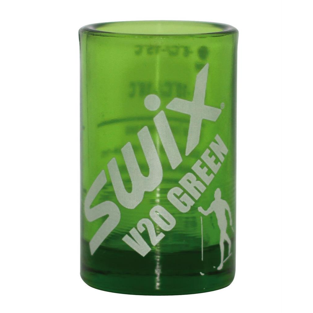 A product picture of the Swix Green Schnapps Glass