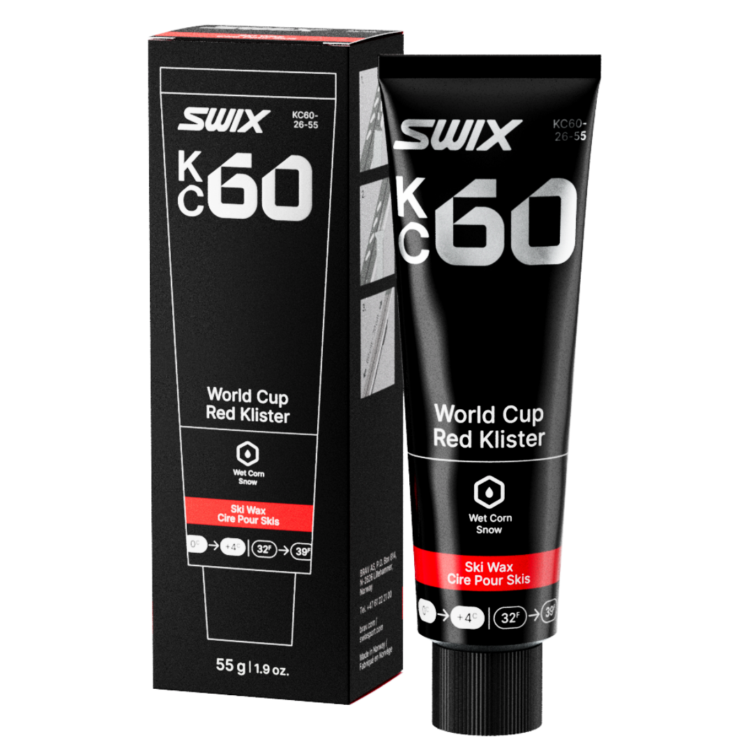 A product picture of the Swix KC60 WC Red Klister (4C/0C) | 55g
