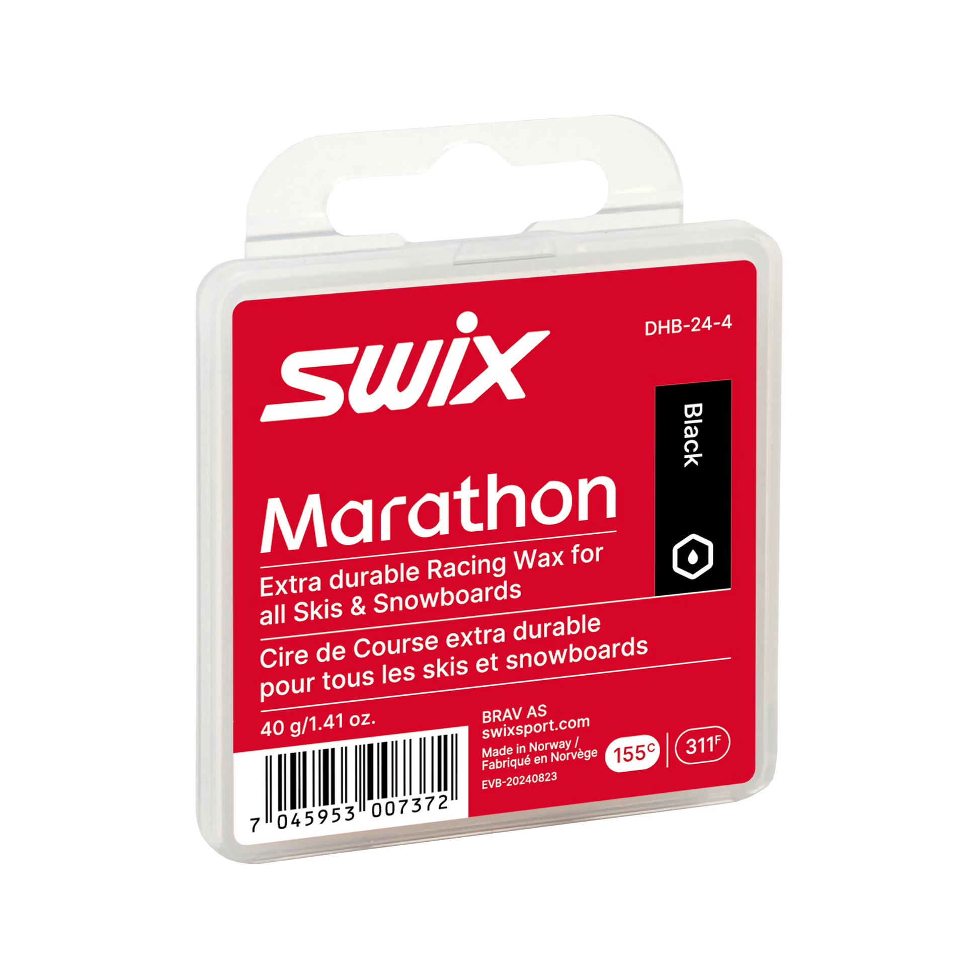 A product picture of the Swix Marathon Black Block
