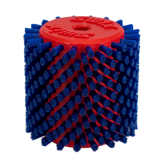 A product picture of the Swix Blue Nylon Roto Brush