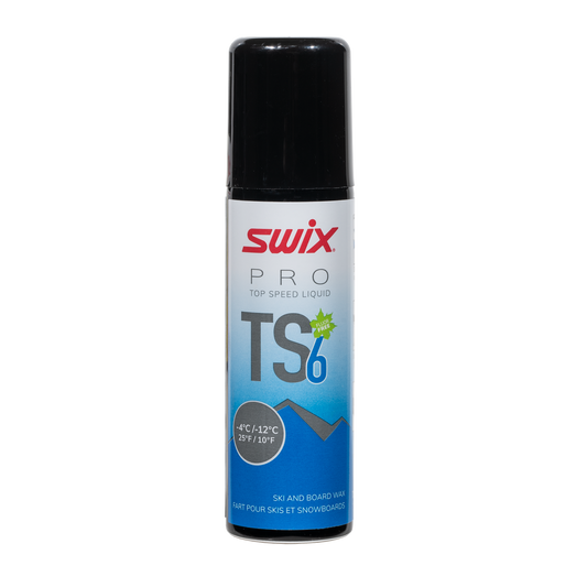 A product picture of the Swix TS6 Liquid Blue, -4°C/-12°C
