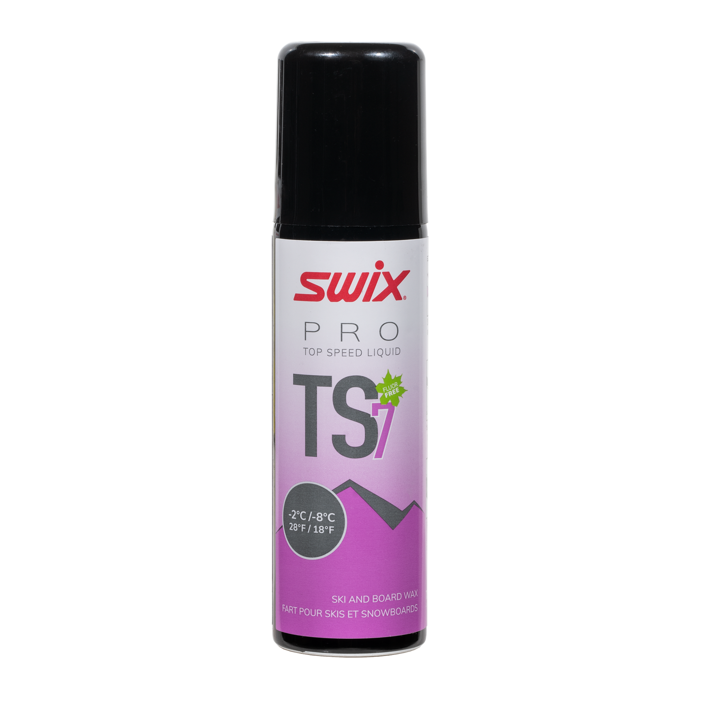 A product picture of the Swix TS7 Liquid Violet, -2°C/-7°C
