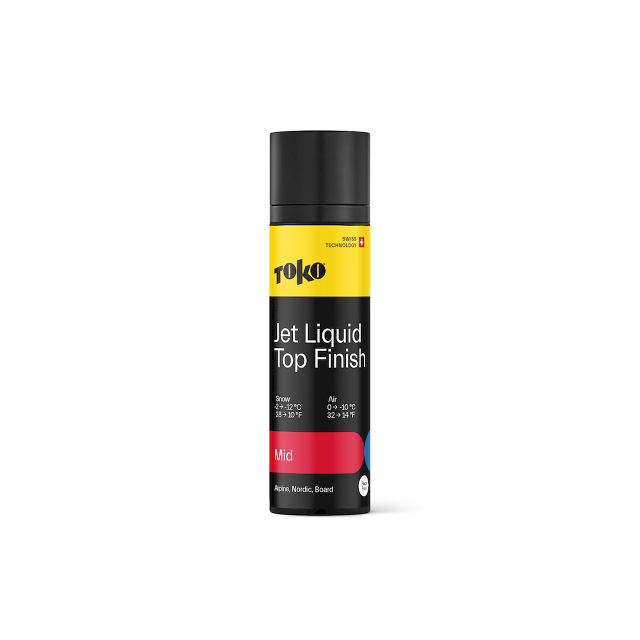 A product picture of the Toko Jet Liquid Top Finish Mid