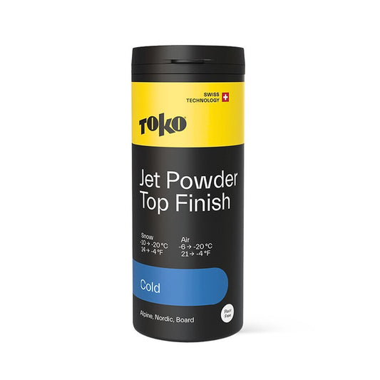 A product picture of the Toko Jet Powder Top Finish Cold
