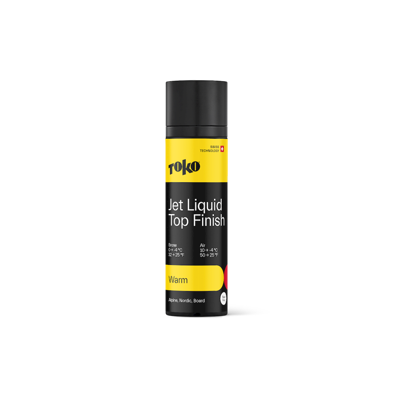 A product picture of the Toko Jet Liquid Top Finish Warm