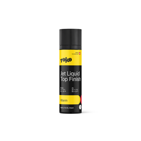 A product picture of the Toko Jet Liquid Top Finish Warm