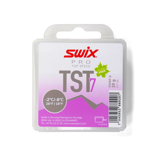 A product picture of the Swix TS7 Violet Turbo Glide Wax