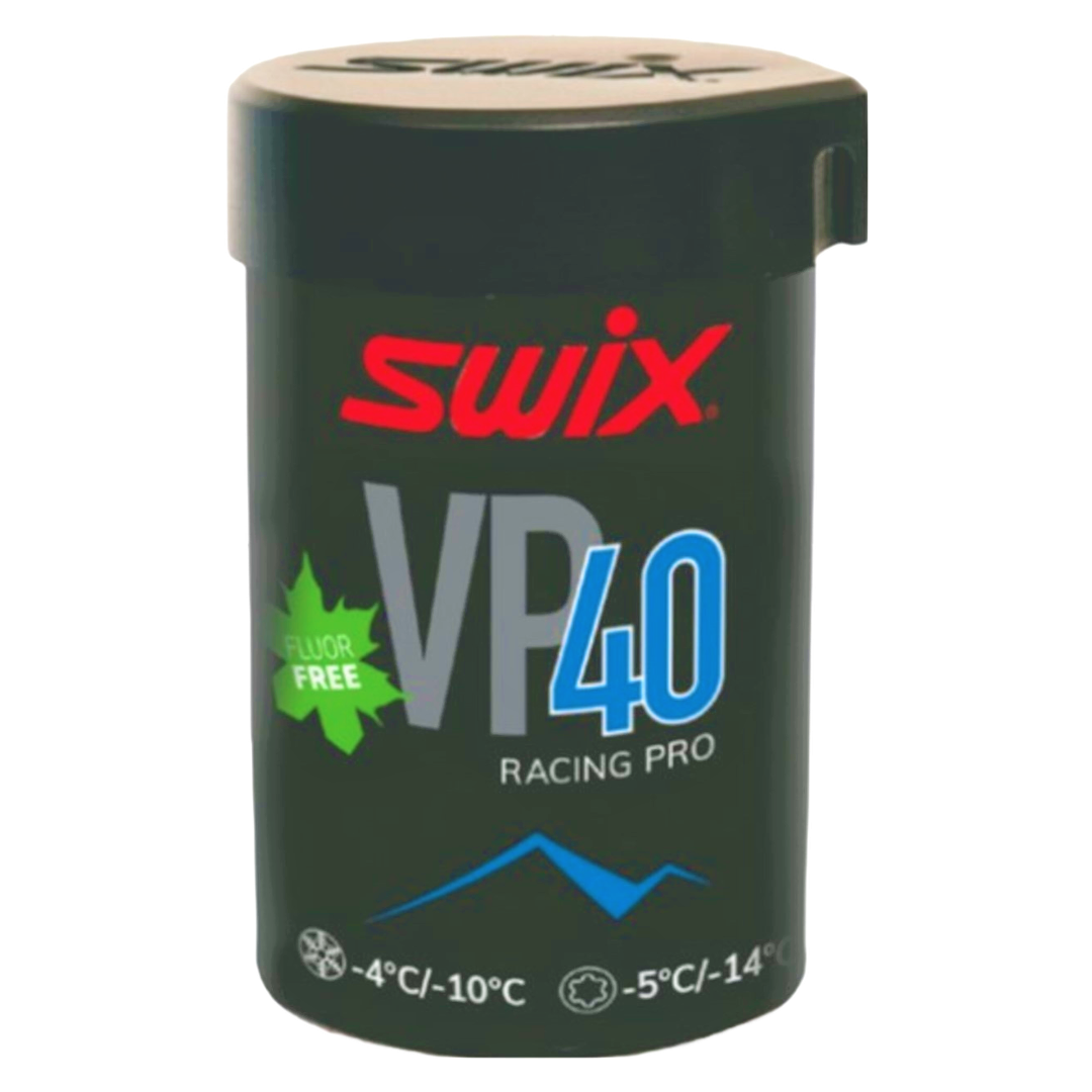 A product picture of the Swix VP40 Blue Kick Wax -5°C/-14°C
