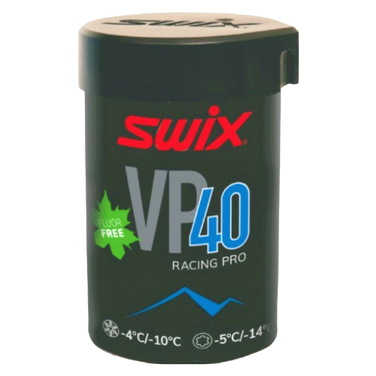 A product picture of the Swix VP40 Blue Kick Wax -5°C/-14°C