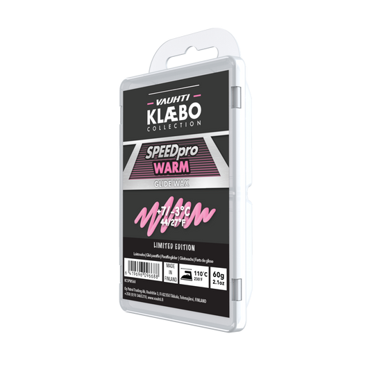A product picture of the Vauhti Klaebo SpeedPro Warm Melt Wax (7C/-3C) | 60g