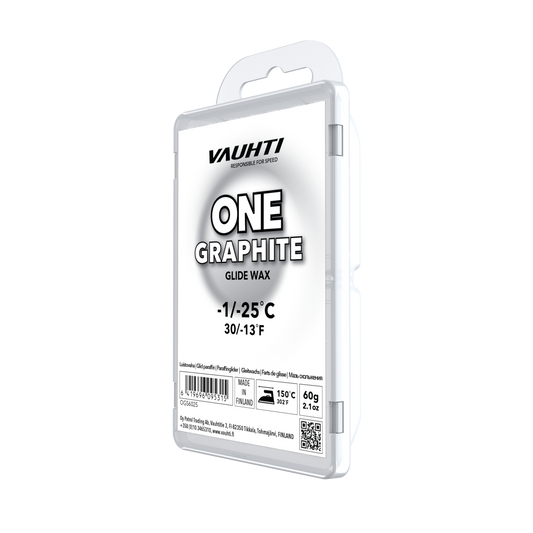 A product picture of the Vauhti ONE GRAPHITE Melt Wax (-1C/-25C)