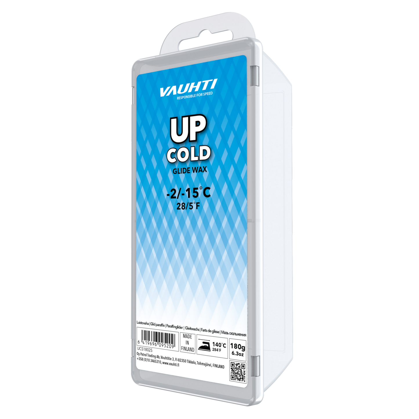 A product picture of the Vauhti UP COLD Melt Wax (-2C/-15C)