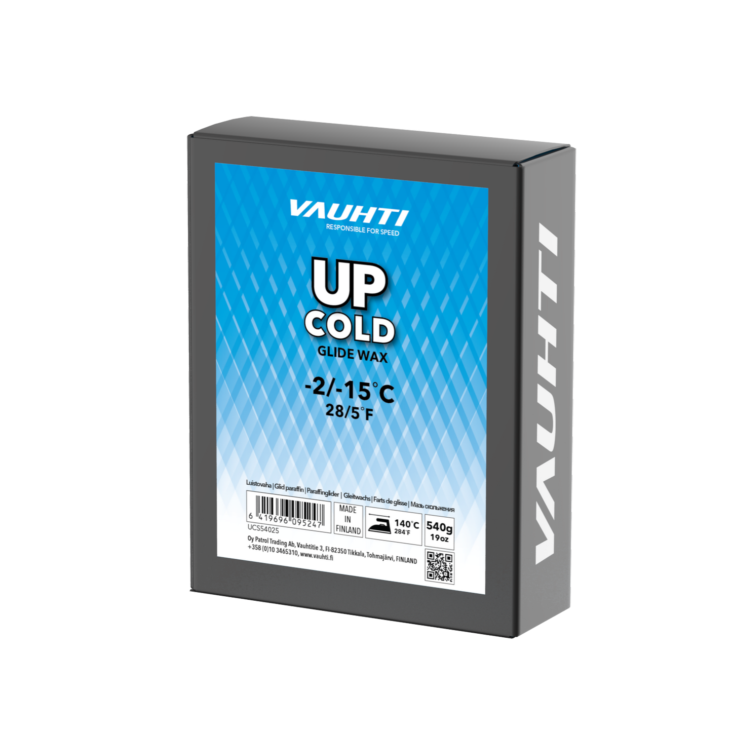 A product picture of the Vauhti UP COLD Melt Wax (-2C/-15C)