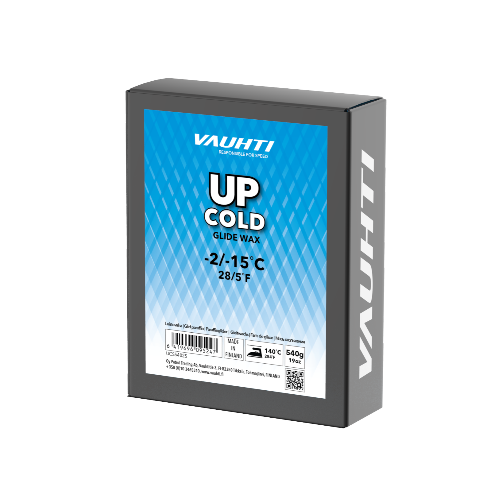 A product picture of the Vauhti UP COLD Melt Wax (-2C/-15C)