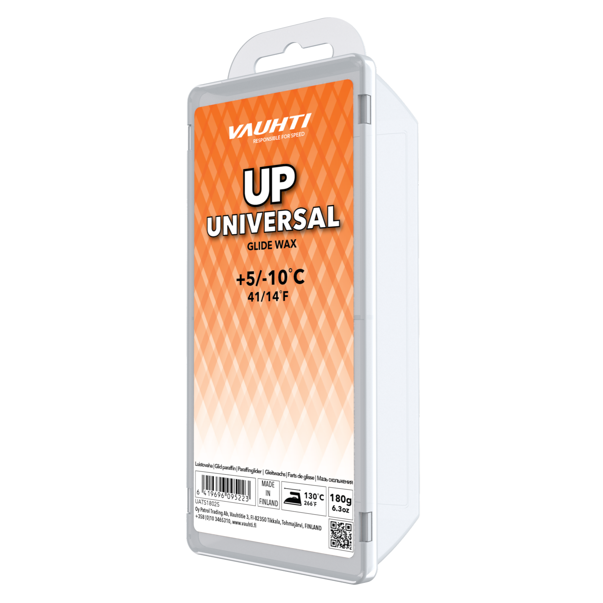 A product picture of the Vauhti UP UNIVERSAL Melt Wax (5C/-10C)
