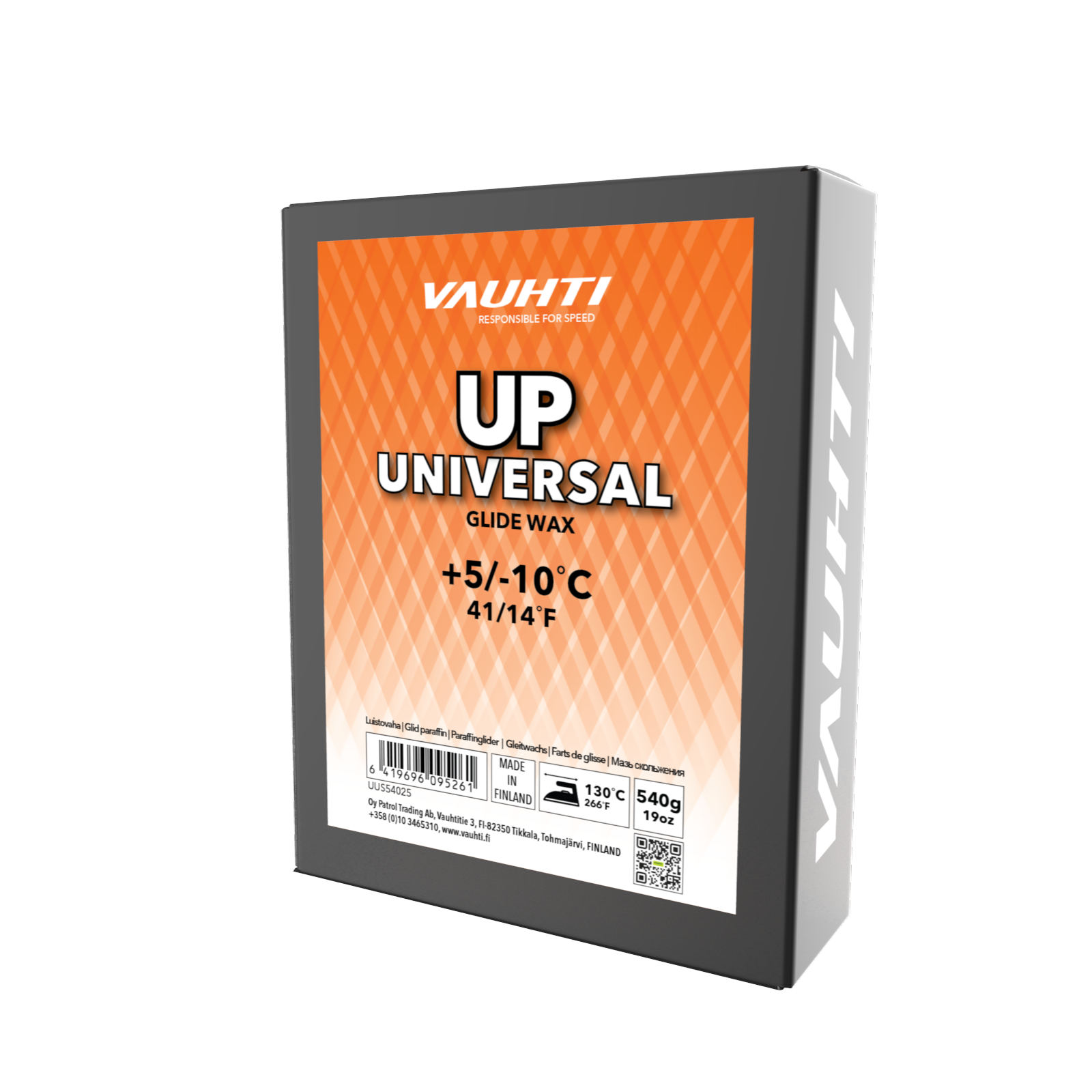 A product picture of the Vauhti UP UNIVERSAL Melt Wax (5C/-10C)