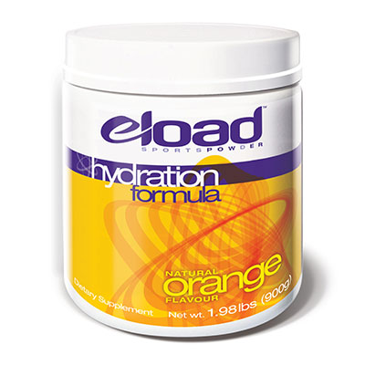 A product picture of the eLoad Sport Nutrition Hydration Formula Drink Mixes