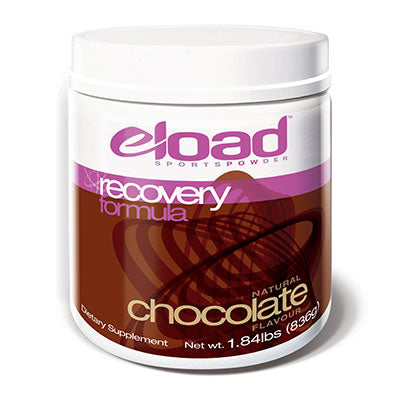 A product picture of the eLoad Sport Nutrition Recovery Formula Drink Mixes