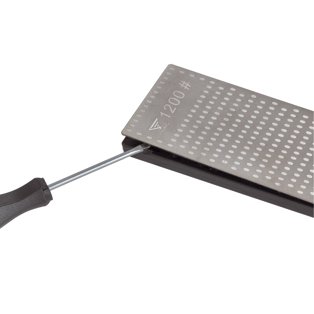 A product picture of the Zandstra Skate Blade Foss Duo Diamond Sharpening Stone 7514